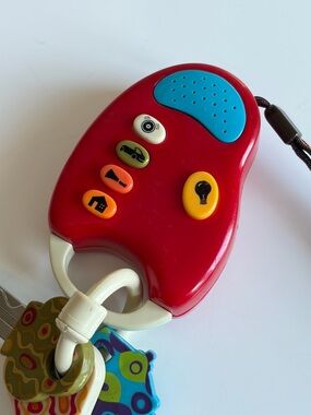 B Toys Toy Car Keys And Key Fob With Lights And Sound- Interactive Toys - WORKS